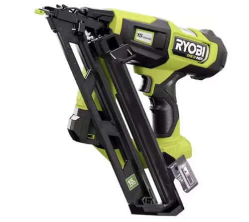 RYOBI ONE+ HP 18V Brushless Cordless 15-Gauge 34° Angled Finish Nailer (Tool Only)