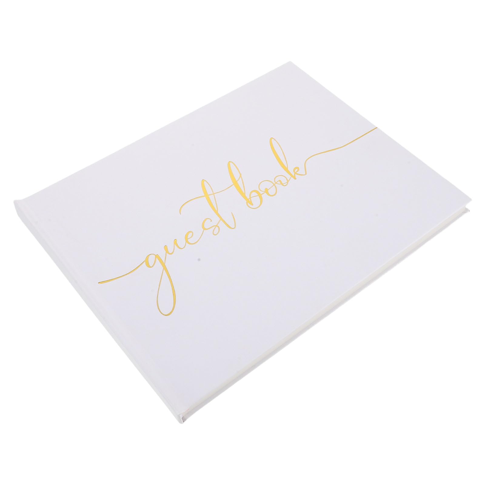 Libro de firmas para bodas Kisangel con tapa dura y 100 hojas para recuerdos de invitados