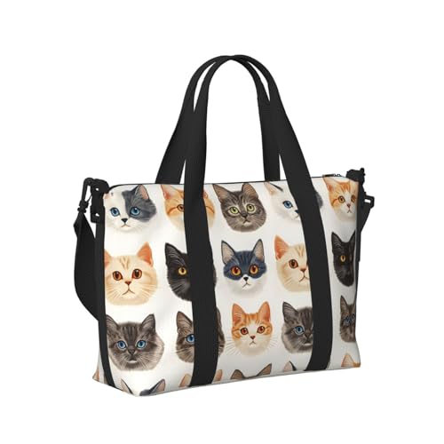 Sac ordinateur portable femme chat mignon pour trajets quotidiens et voyages