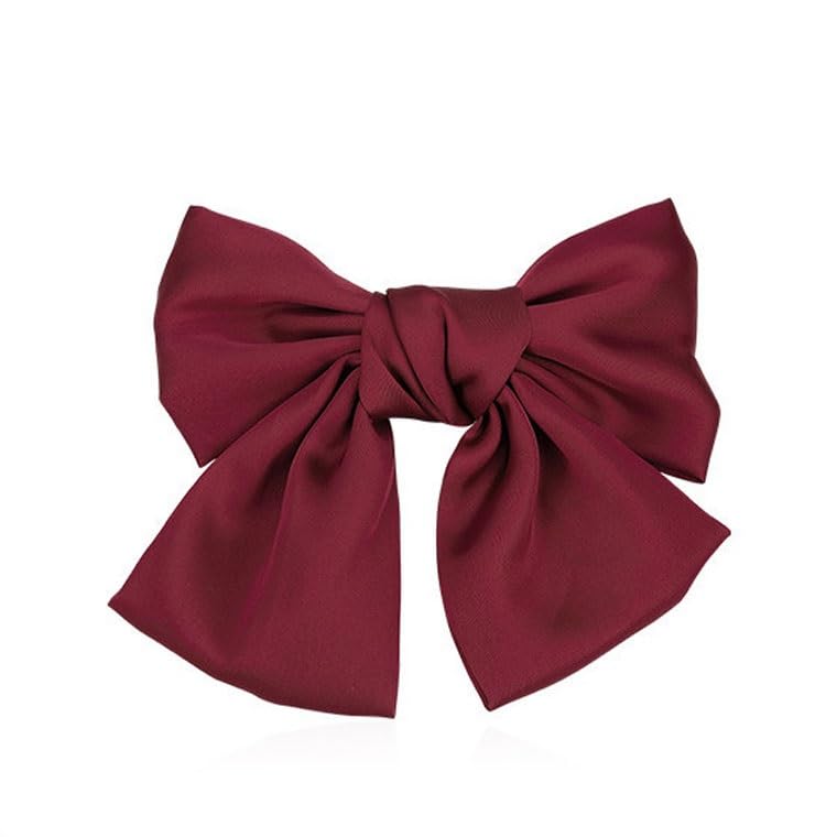 Red Large Bow HeaddressBlackHair Clip Hair ClipNew Year's Eve Hair Accessory For Women image 3