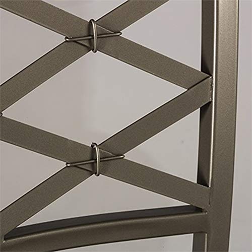 Hillsdale Hutchinson Swivel Counter Height Stool, Pewter