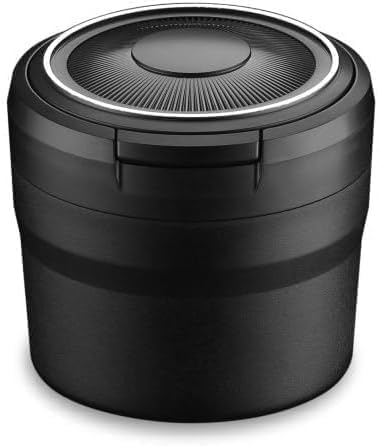 IYOUGSIAS Car Ashtray, for Nissan X-Trail T33 2022-2024 Cigarette Ashtray Light Smokeless Ash Tray with Lid and Stainless Steel Lining for Cup Holder,A