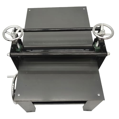 TECHTONGDA Pottery Clay Machine Slab Roller for Clay Manual Ceramic Clay Plate Machine No Shim with Adjustable Thickness (27x17.7inch Panel Size)