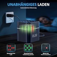 AAA Akkus Wiederaufladbar 12er Pack mit Ladegerät, 1,5V,1300mWh – Ansicht 4