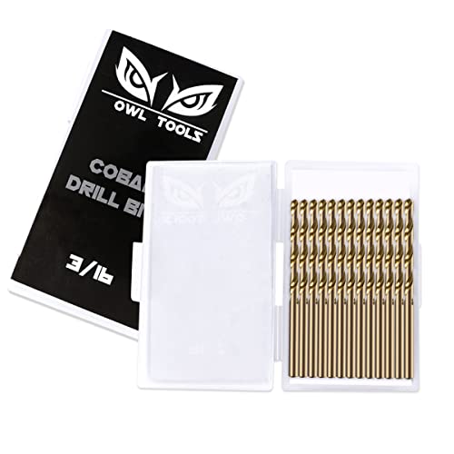 1/4" Cobalt Drill Bits - 13 Pack Of M35 Cobalt Drill Bits With Storage Case - Perfect Drill Bits For Metal, Hardened & Stainless Steel, Cast Iron, And More! #TOP3