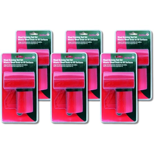 Red Devil 3710 Wood Graining Tool, 6 Pack