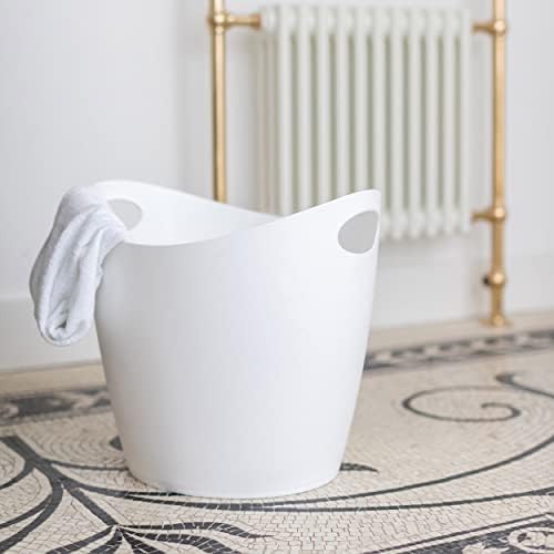 Koziol Tub BOTTICHELLI XL is Suitable for Both Indoors and Out: Inside for Clothes, Toys, Linen, or Shoes and in The Garden for Leaves, Weeds and Flowers, Organic Grey