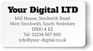 260 White Personalised Address Labels / Return Address, Business Labels, Print Full Colour Any Wording