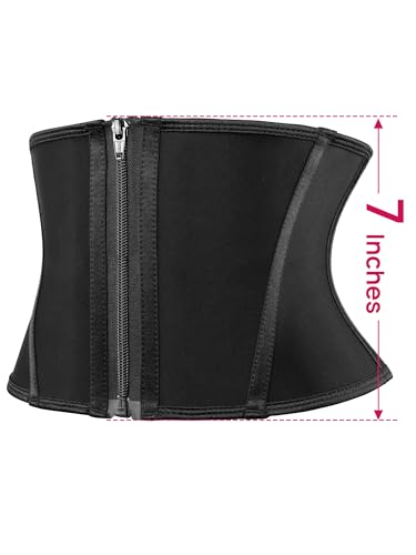 Atbuty Short Torso Waist Trainer for Women Small Tummy Control Sport Girdle Hourglass Belly shaper3