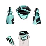 Nugbuddy Glass Cleaning Plugs | 3pc Silicone Stoppers Set | Reusable Glass Cleaner Accessory