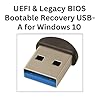 Bootable UEFI & Legacy Windows 10 Recovery USB Drive – USB-A 3.0 Flash Drive for Repair, Reinstall, and Fresh Install