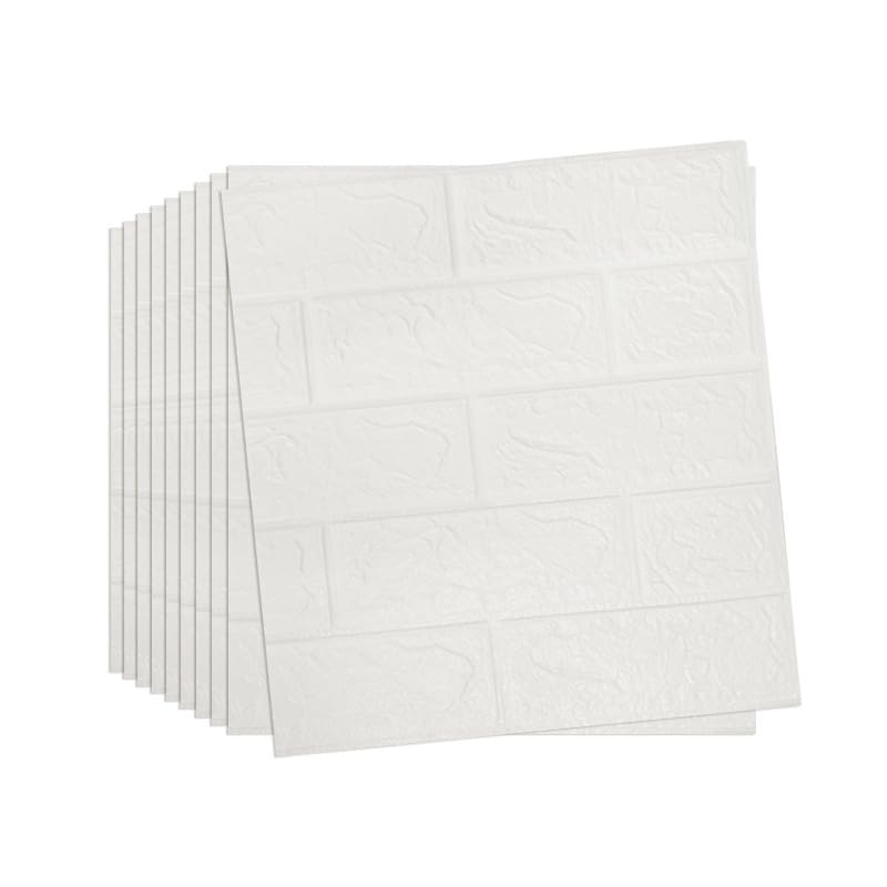 Papier Peint décoratif, carrelage Mural Imitation Brique 3D 35×38 cm à