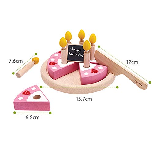 CZLSD Hölzernes Spiel-Nahrungsmittel-Set - Spielen Sie Spielküche - Holz, das Playset spielt – Bild 5