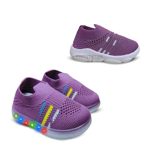 Image of Kids Trending Slip-On Shoes Combo, Pack of 2 (Light Shoe + Musical Shoe)