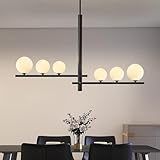 6-Light Black Pendant Light...