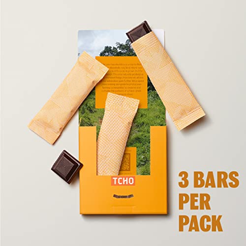 Tcho Holy Fudge 76% Dark Chocolate Bars (10 Pack) | Single Origin, Plant Based, Organic & Fair Trade, | Non Gmo, Non-Dairy, Vegan, Soy Free (2.5Oz Each) #TOP2
