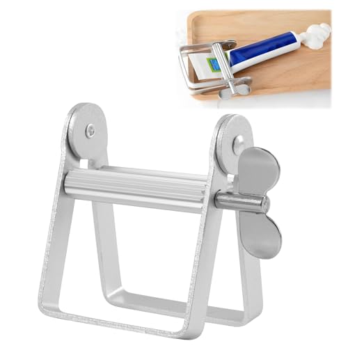 Wafuesh Presse-Tube pour Dentifrice et Cosmétiques - Distributeur Multifonction en Alliage d’Aluminium, Réducteur de Gaspillage pour Dentifrice, Crèmes, Gels, Fondations et Peintures