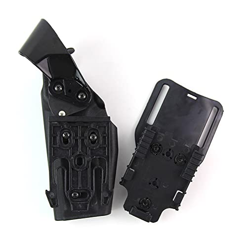 Gobericher Quick Locking System Kit, With Qls19 And Qls22 Adapter Base Quick Release Buckle, For Quick Connect Work Holster And Accessories- Black #TOP4
