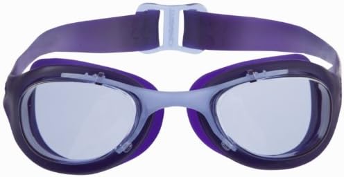 Adult Adjustable Nose Bridge Swim Goggle,deep purple
