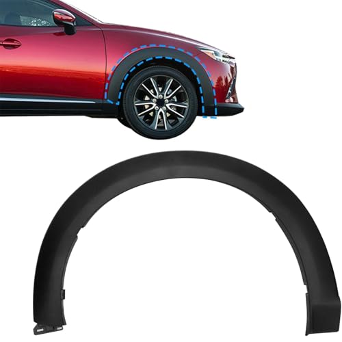Sekeseauto Fender Trim, Compatible with Mazda CX-3 2016-2022 2.0L l4, Front Passenger Side Replace# MA1291104 D10E51W20C, Front Wheel Fender Opening Arch Molding Trim by Sekeseauto - Used condition - US$64.02