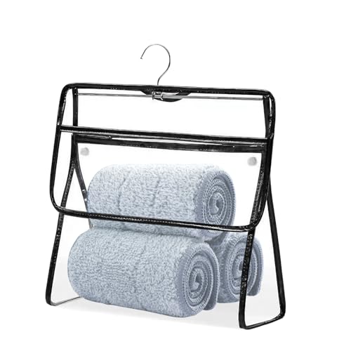 Onperpoe Transparente Aufbewahrungstasche Lagerung Reisen Toilettenbeutel wasserdichte PVC Kleidertasche Spielzeugspeicherbeutel Praktische Kulturtasche mit Handyfach für Dusche und Kleine Räume