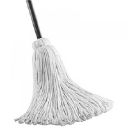 CHICKASAW & LITTLE ROCK BROOM WORKS 00305 Cotton Heavy Duty Janitor Wet Mop, 14oz