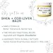 Organic Shea+Cod Liver Oil Ointment – Handmade with Cod Liver Oil & Shea Butter – Nourishing & Fragrance-Free – 2.5 fl oz