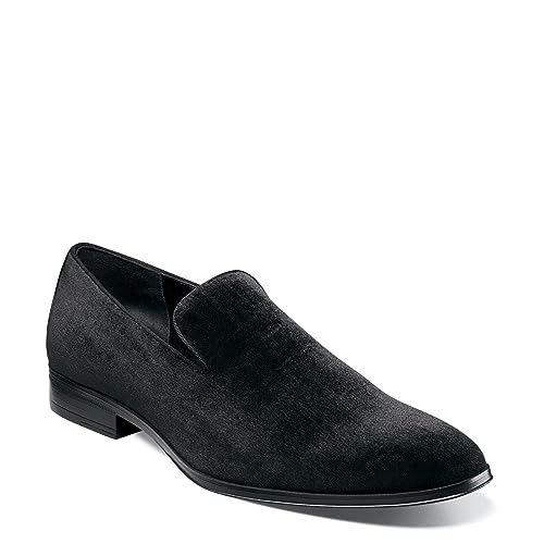 STACY ADAMS Men's Savian Velour Slip-on Loafer2