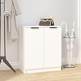 Gecheer Schuhschrank, Weiß, 59 x 35 x 70 cm, Material Holz