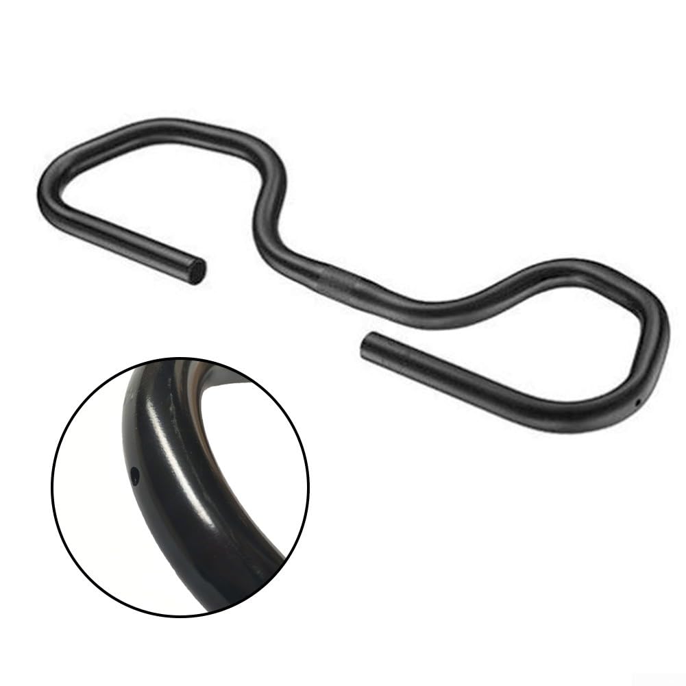 Guidon papillon de vélo 25,4 mm 580 mm Noir pour vélo de randonnée Guidon papillon de vélo 25,4 mm 580 mm Noir pour vélo de randonnée