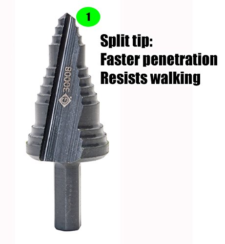 Greenlee 36022 Step Bit, Hole Sizes Iso-16 Through Iso-32 #TOP1