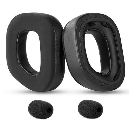 Almohadillas de repuesto para Corsair HS80 RGB Wireless, Wired, HS80 Max Headset | Almohadillas de gel refrescante con espuma de alta densidad Ice Silk - Negro miniatura 6
