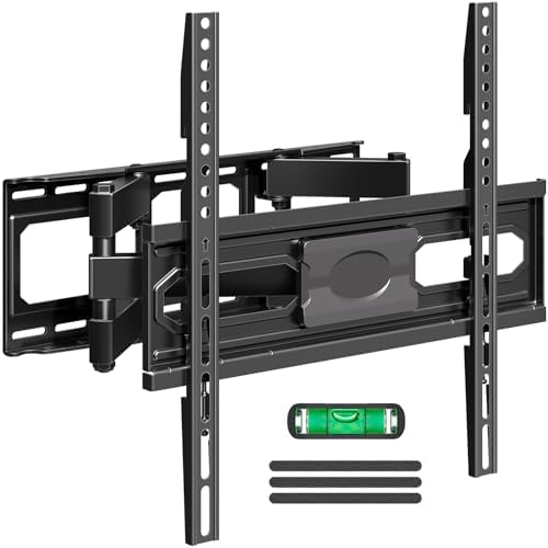 MOUNTUP TV Wall Mount for 26-65 Inch Flat Curved LED LCD Screen TVs Full Motion TV Mount, Tilt Swivel Extension Wall Mount TV Bracket with Dual Articulating Arms, Max VESA 400x400mm, Holds up to 99lbs