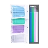 ICSTM Touch Up Paint Brushes for Automotive Paint Chip Repair,400 Pcs Repair Paint Brushes for Car Paint Repair,Clearance Cleaning, Available in 2.5mm,2.0mm and 1.5mm (400, Multiple Colors)