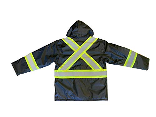 Viking Open Road 150 Denier Waterproof and Windproof Hi Vis Jackets for Men and Women - Vi-Brance Reflective Safety Jackets2