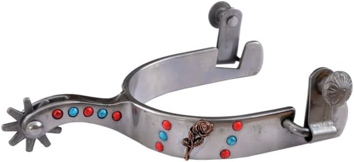 Reinsman Ladies/Youth Rose Spurs Silver