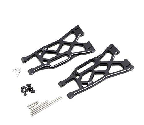 GDS Racing Alloy Front & Rear Lower A-Arms Black for Traxxas X-Maxx RC Monster Truck 1/5 (Pair)