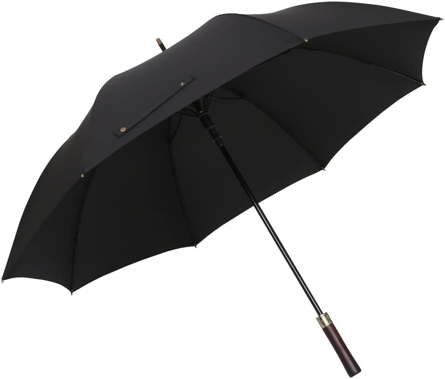 旅行用傘 雨用傘 130 センチメートル大傘ダブルレトロロングハンドル傘ビジネス傘自動ストレートハンドル傘 旅行用のコンパクト傘 (