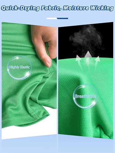 2 Pack Boys Athletic Shorts Teens Quick Dry Mesh Basketball Soccer Gym Shorts with Drawstring for Kids 5-12Y4