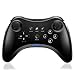 Pro Controller for Wii U, PowerLead Wireless Controller Gamepad for Nintendo Wii U Dual Analog Game Controller Joystick Gamepad (Black)