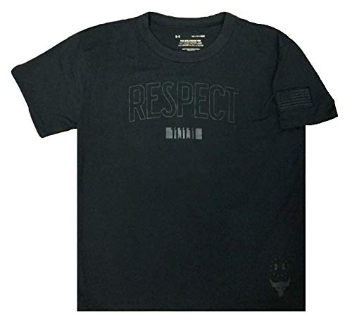 Image of Under Armour Women's Project Rock Graphic Short Sleeve Tee Shirt (Medium, Black - 1345570-001)