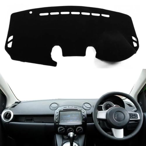 Cubierta para tablero Mazda 2 soluciona grietas salpicadero Demio negro RHD 2