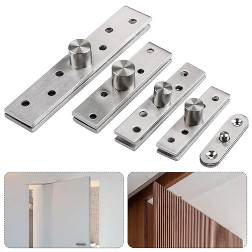 Charnière de porte rotative acier pivot caché arbre de localisation - 4