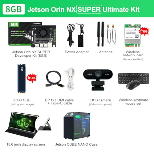 Jetson Orin NX 8GB RAM 開発キット SUPER - 画像 8