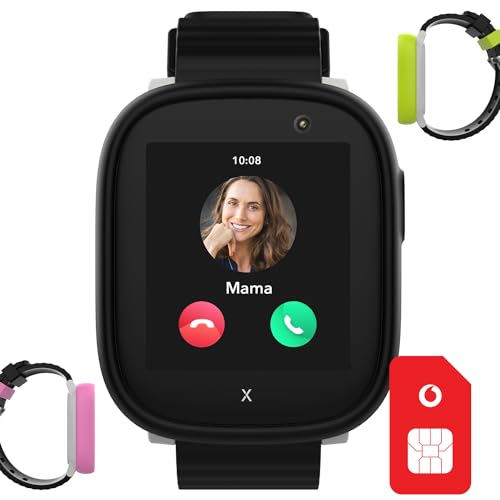 Xplora X6 Play Smartwatch für Kinder mit Vodafone-SIM | 50€ Amazon-Gutschein nach SIM-Registrierung | GPS-Tracker, SOS-Knopf, Anrufe, Kamera | Kidswatch mit Eltern-App