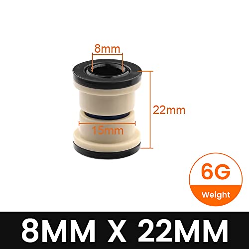 Yeenor Du Bicycle Shock Absorber Bushing Protective Sleeve M8Mmx22/24/50Mm Rear Shock Bushing Soft Tail Frame Fit For Fox Rockshox Marzocchi Dvo Dnm #TOP1