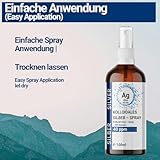 1x 100ml Kolloidales Silber Spray (40 ppm) in Braunglasflasche – Sprühflasche | Silberwasser | Reinstwasser