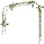 BUKLIYN Garden Arch Trellis - Length: 126in, Height: 94.5in Garden Arch Arbor Trellis for Climbing Plants Outdoor - Garden Arch for Lawn, Party, Ceremony Wedding Decoration