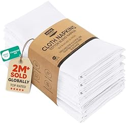 Utopia Kitchen Cloth Napkins [12 Pack]