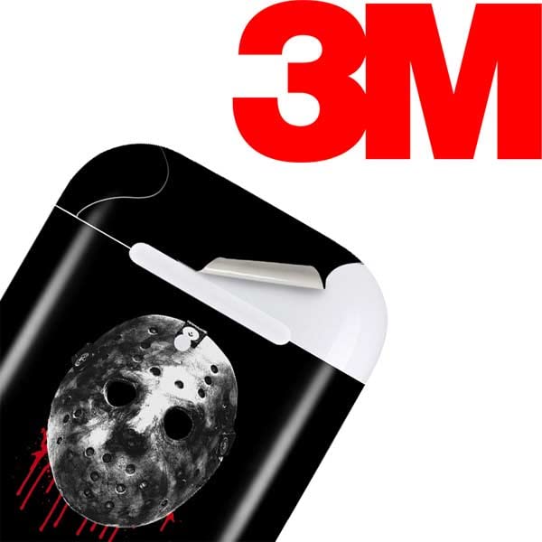 Skinit Decal Audio Skin Compatible with Apple AirPods 2 - Officially Licensed Warner Bros Friday The 13th Jason Voorhees Dripping Mask Design